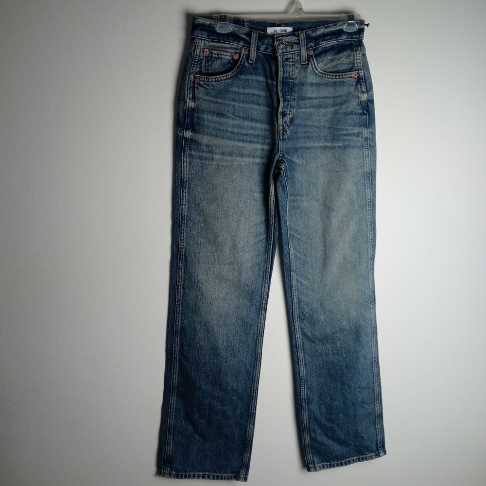 RE/DONE Relaxed Long Jeans Size 25